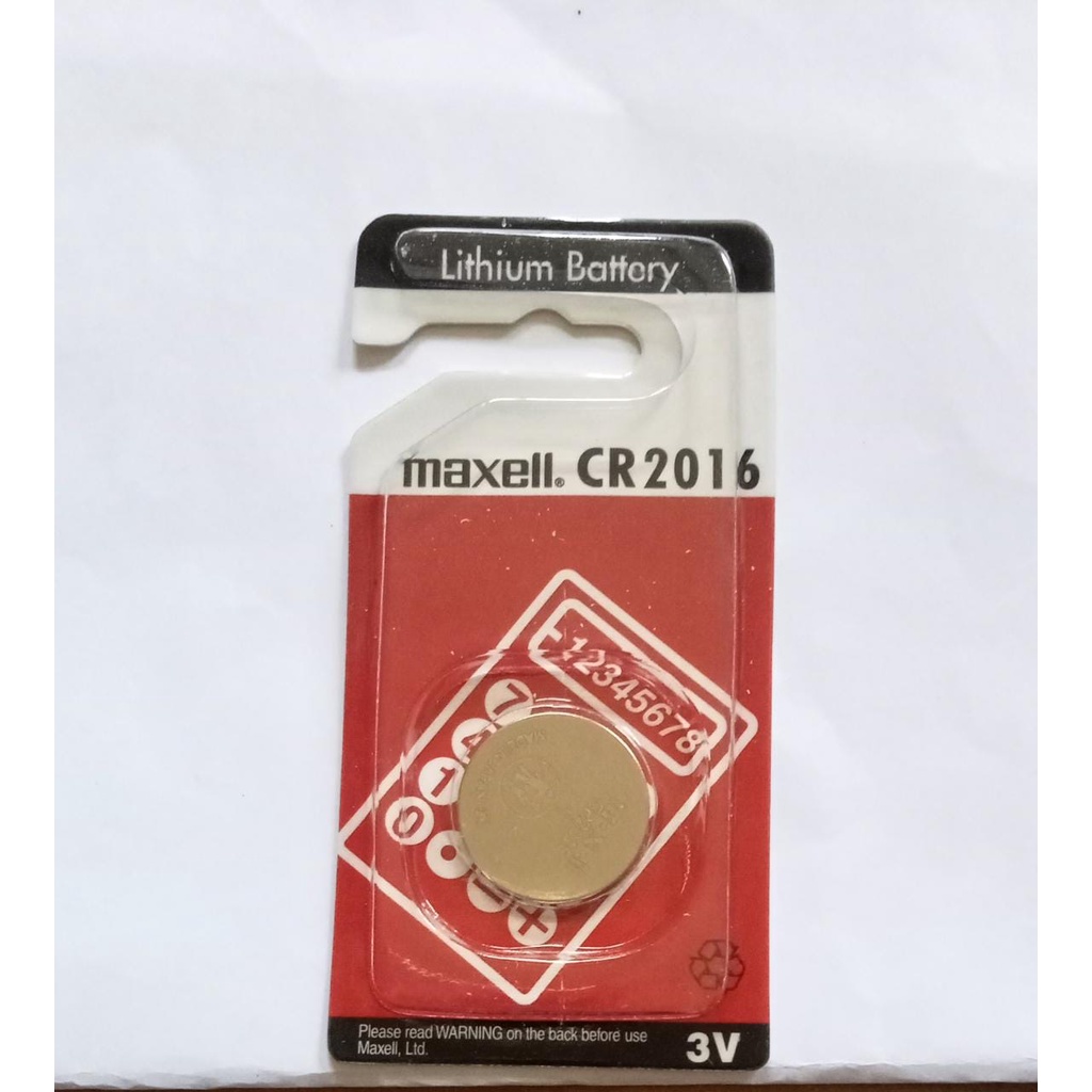 Baterai Battery Maxell Lithium Merah Original CR2016 CR2025 CR2032 ORI