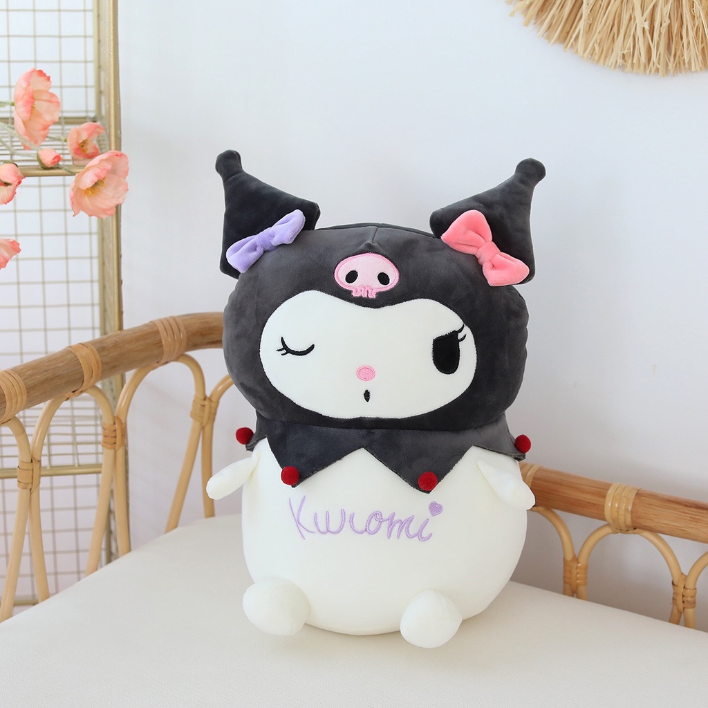 BONEKA CINNAMOROLL MELODY HANGYODON KUROMI POCHACCO DOG HELLO KITTY POMPOMPURIN PURIN IMPOR LUCU