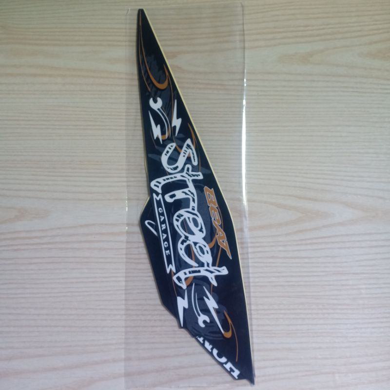 striping sticker Honda Beat street 2021 hitam