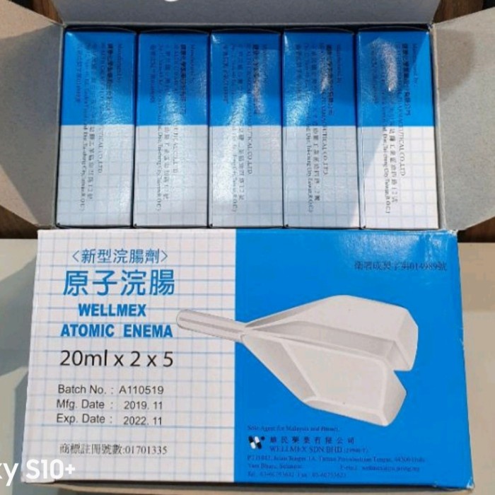 

Charcoal Wellmex Atomic Enema Dus Besar Isi 5