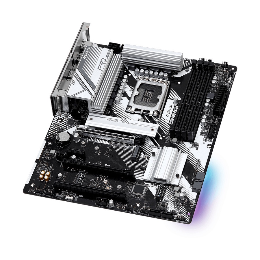 ASRock B760 Pro RS/D4 (LGA1700, B760, DDR4, USB3.2 Type-C, SATA3)