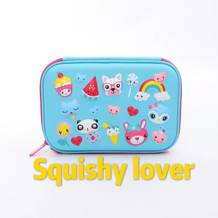 

Terlaris ✨ -Tempat pensil dan alat tulis smiggle Eva hardcase ice 3D waterproof- 2.1.23