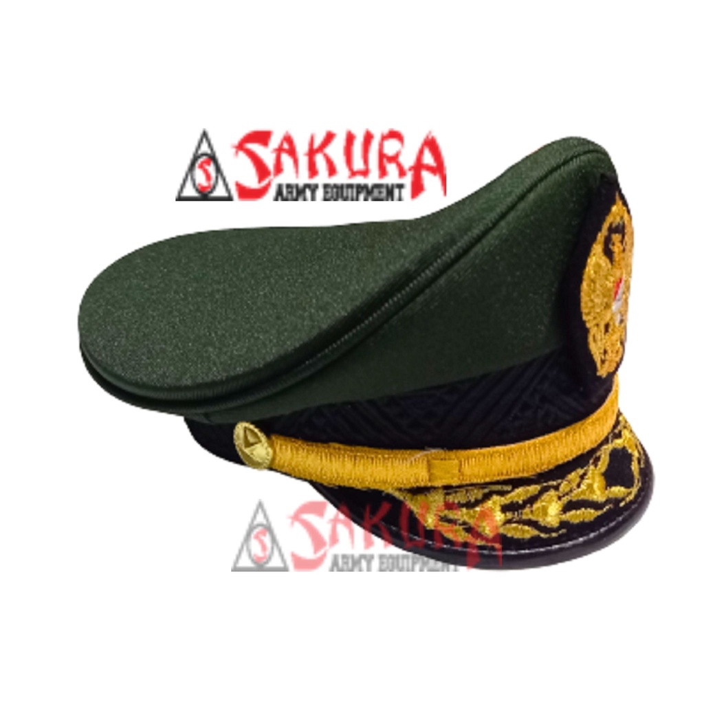 Miniatur Mobil Miniatur Topi Pet TNI AD