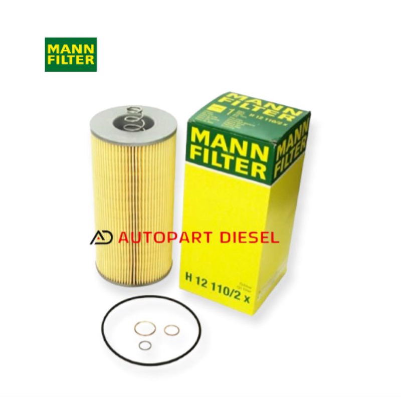 H12110/2x Mann Oil Filter P550041 P294 LF3327 JOE-88001 4031840025 J8610102 H12110/3 H12110/2 OX69D 