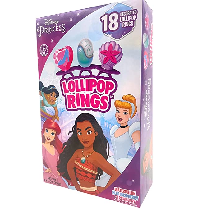 Disney Princess Lollipop Rings Original USA Cincin Permen Candy Import - 1 PCS