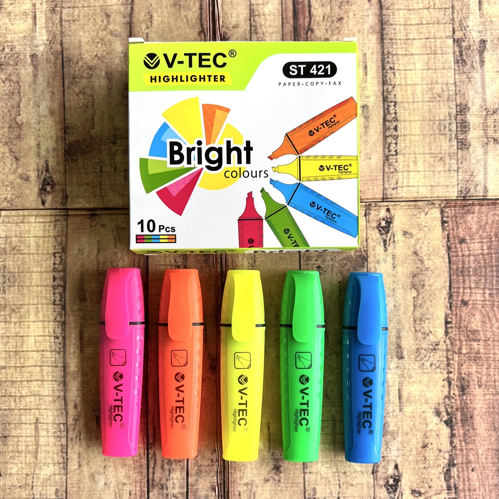 Highlighter Vtec Bright Colours ST 421 - Vtec ST 421 5Colours