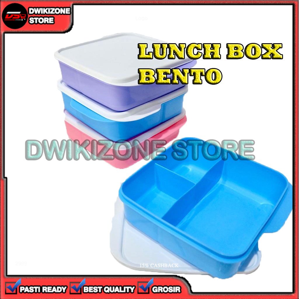 [DZS] KOTAK BOX MAKAN LUNCH BOX BENTO 3 SEKAT 3SEKAT MAKANAN