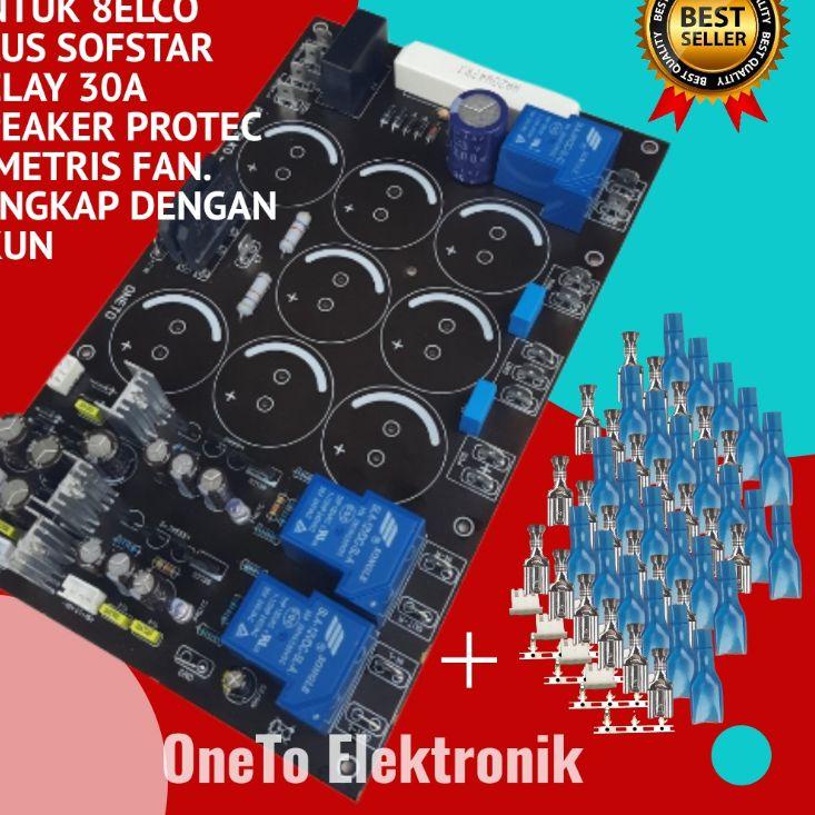 Diskon Kit PSU 8Elco elko plus speaker protec dan sofstar simetris fan ✰vke»