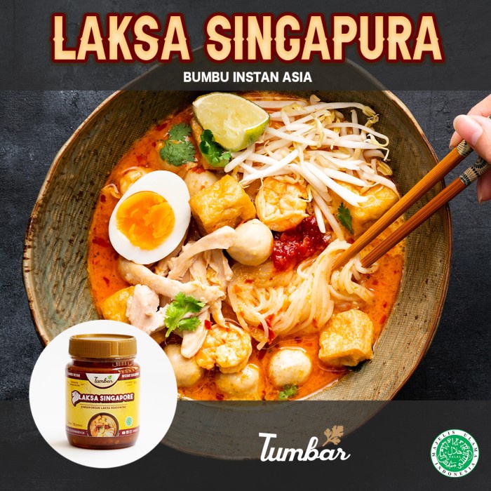 

+%+%+%] BUMBU INSTAN TUMBAR - LAKSA SINGAPORE