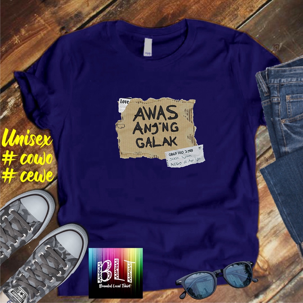 Cod Diskon Promo Gratis Ongkir/Kaos dtf AWAS ANJ*NG GALAK/Kaos Terlaris Kualitas Terjamin Kaos Pria Distro /Kaos Murah Kaos katun/Pakaian Pria  Pakaian Wanita Kaos Viral/Best Seller