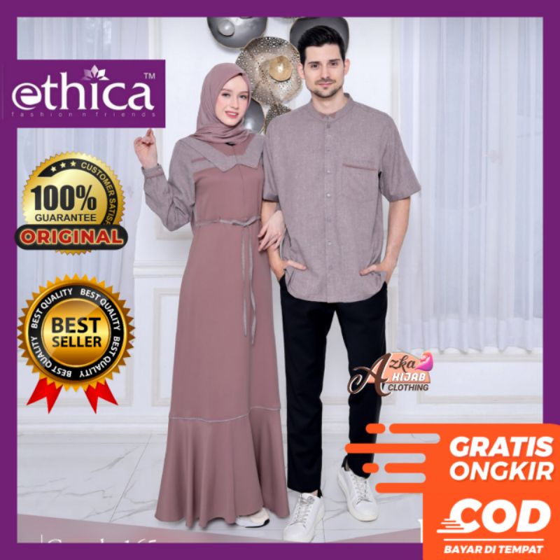 ELFA COUPLE 165 OLD ROSE ETHICA / SARIMBIT ETHICA 2023 / BAJU COUPLE PASANGAN KEKINIAN / BAJU COUPLE