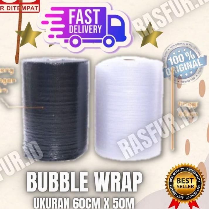 

WAH984 Bubble Wrap Ukuran 60CM x 50M Tebal Premium <>