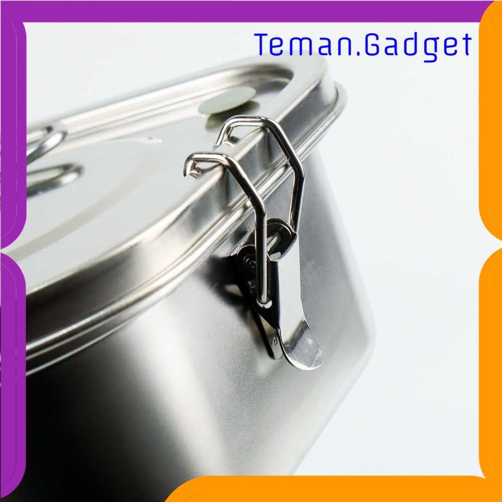 TG - DPR HE JIA FAN LE Kotak Makan Bento Lunch Box Stainless Steel - HS233