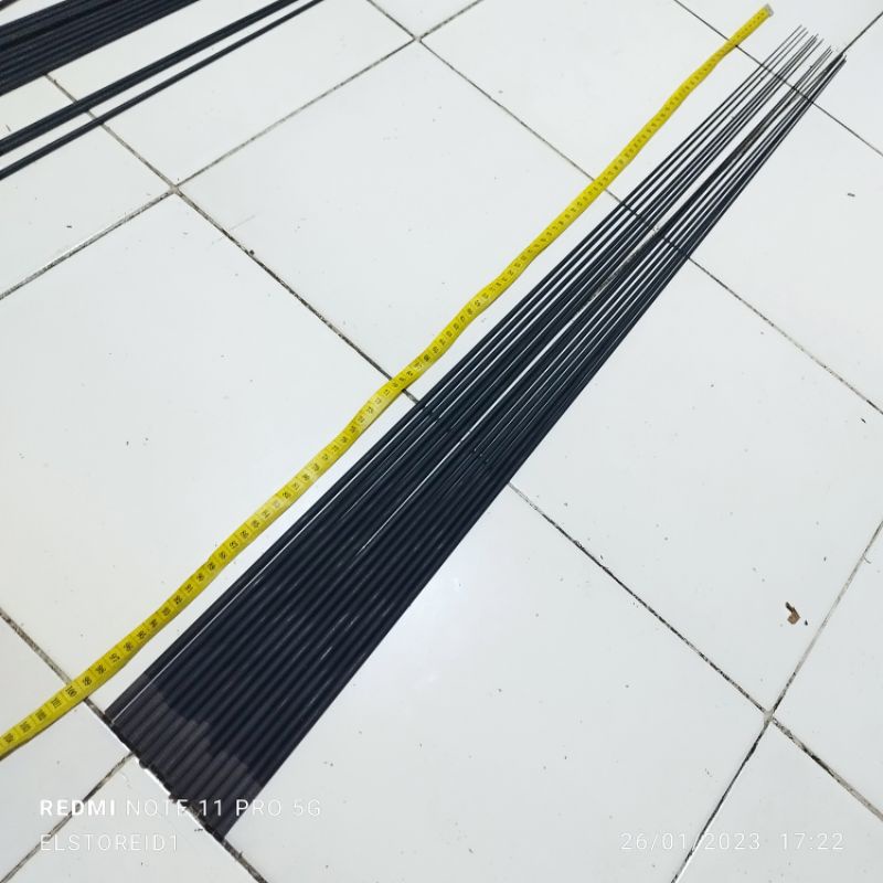 Carbon Solid Ujung Joran Custom Panjang 90 100 120 150 cm Bukan Sutet