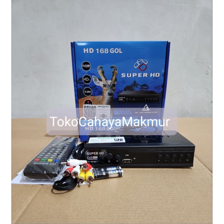 Set Top Box Super HD 168 GOL Kijang Digital TV Receiver Full HD STB WIFI HDMI Youtube USB DVB T2