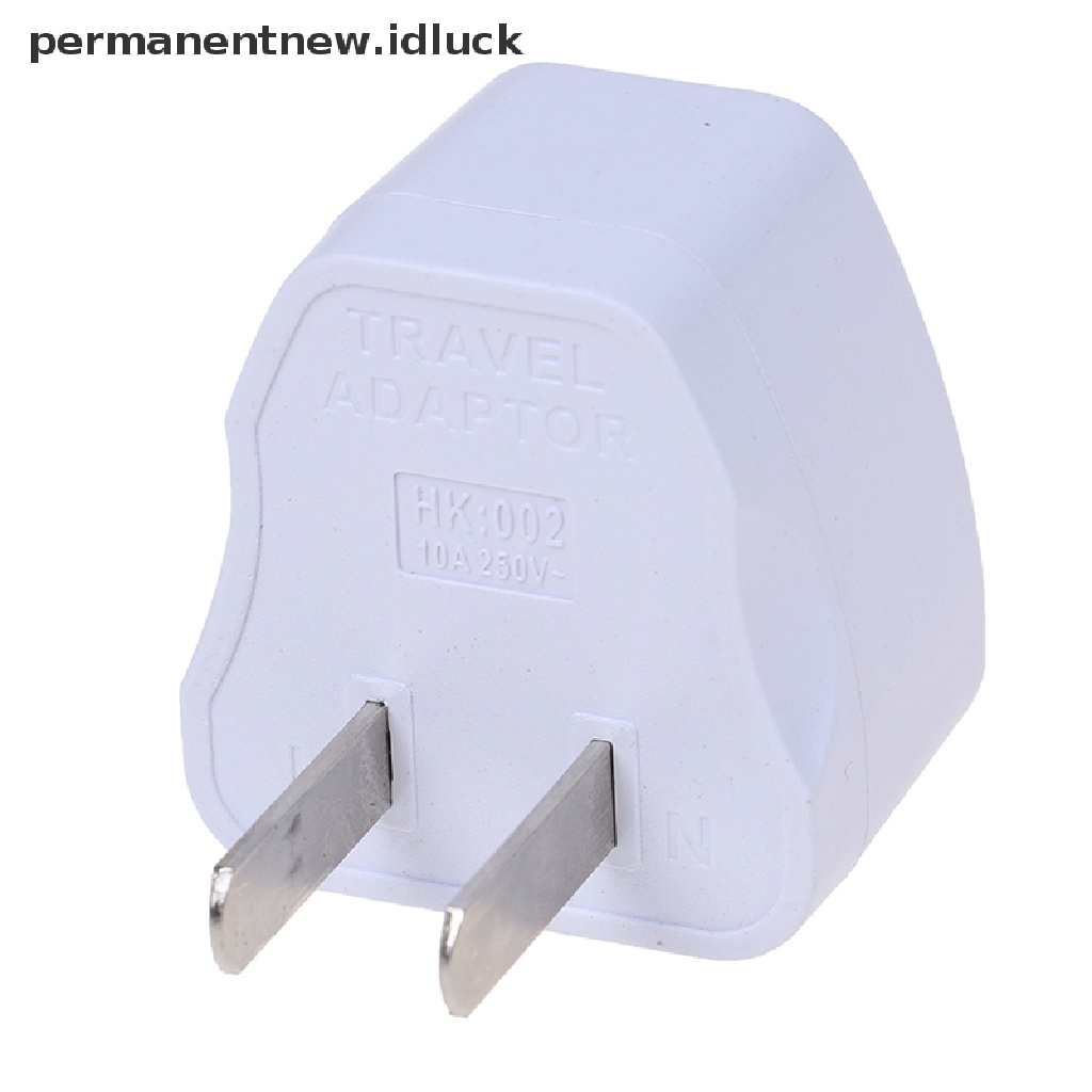 [luckypermanentnew] Universal EU UK AU Ke US USA AC Travel Colokan Listrik Adapter Outlet Converter [ID]