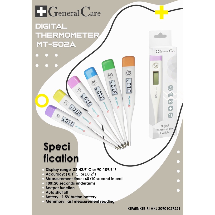 KAKU Thermometer Digital GC / Termometer Kaku Digital General Care