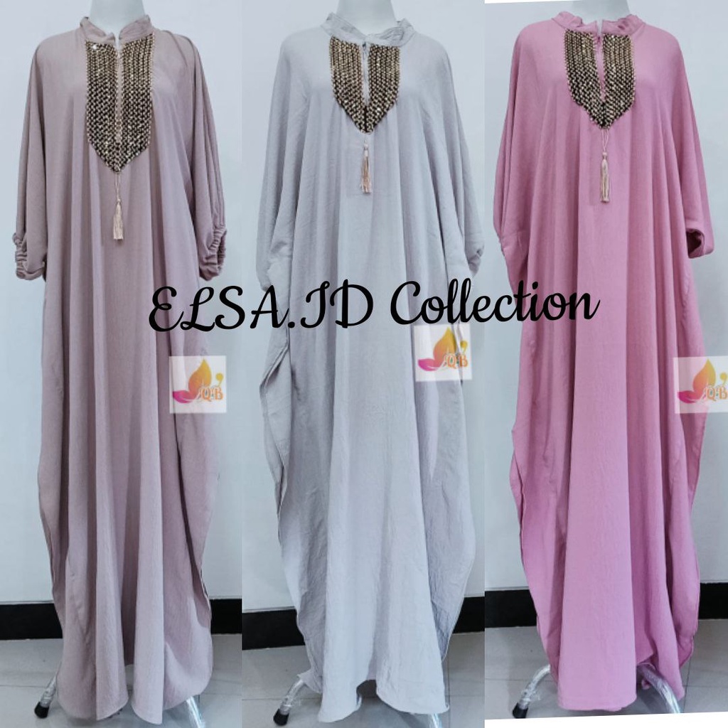 KAFTAN SULTAN CRINCLE AIRFLOW GAMIS KAFTAN SUPER JUMBO LD 160