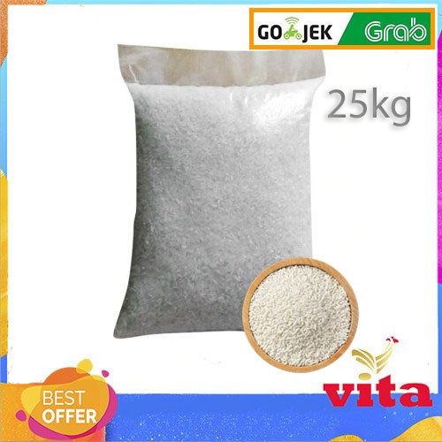 Beras Ketan Paris 25kg Repacking