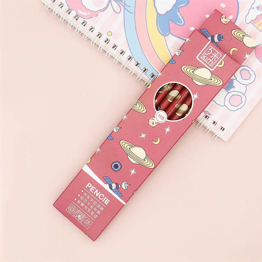 [MTOYS] 6PCS / SET PENSIL TULIS MOTIF + PENGHAPUS / PENSIL SET LUCU - JT0007