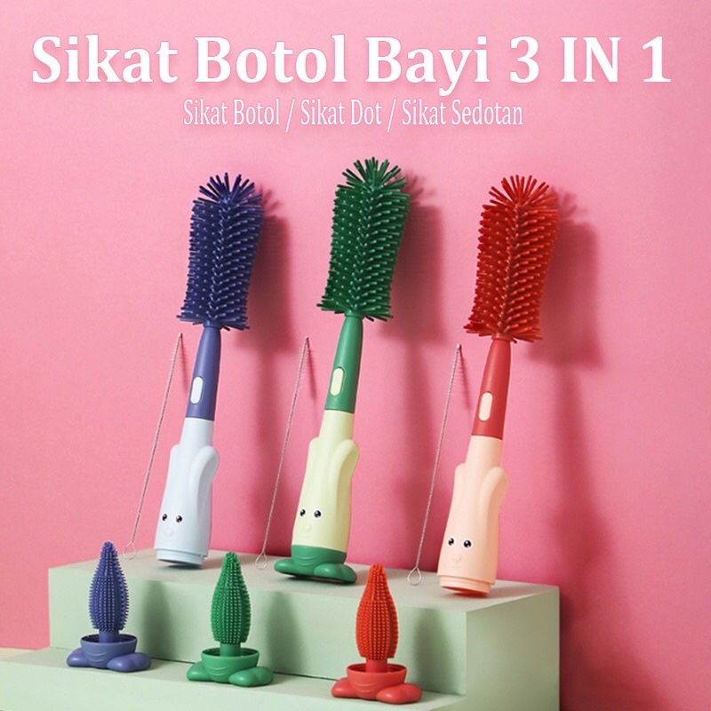 SIKAT BOTOL BAYI SILIKON