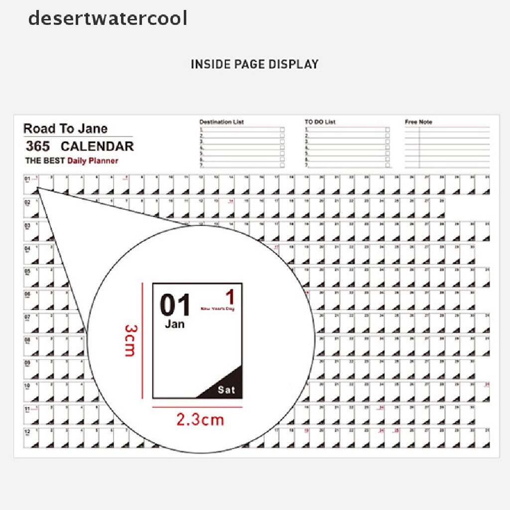 Deid 2023kalender Simple Daily Jadwal Planner Sheet To Do List Gantung Planner Tahunan Mingguan Agenda Organizer Kantor Martijn