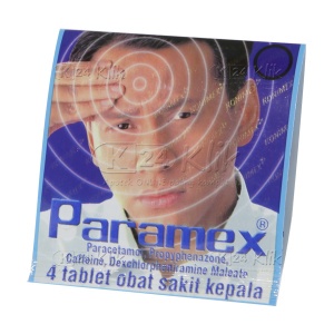 PARAMEX TABLET ISI 4 // PARAMEX BIRU