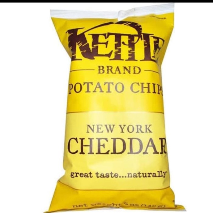 

Kettle potato chips new york cheddar 142gr