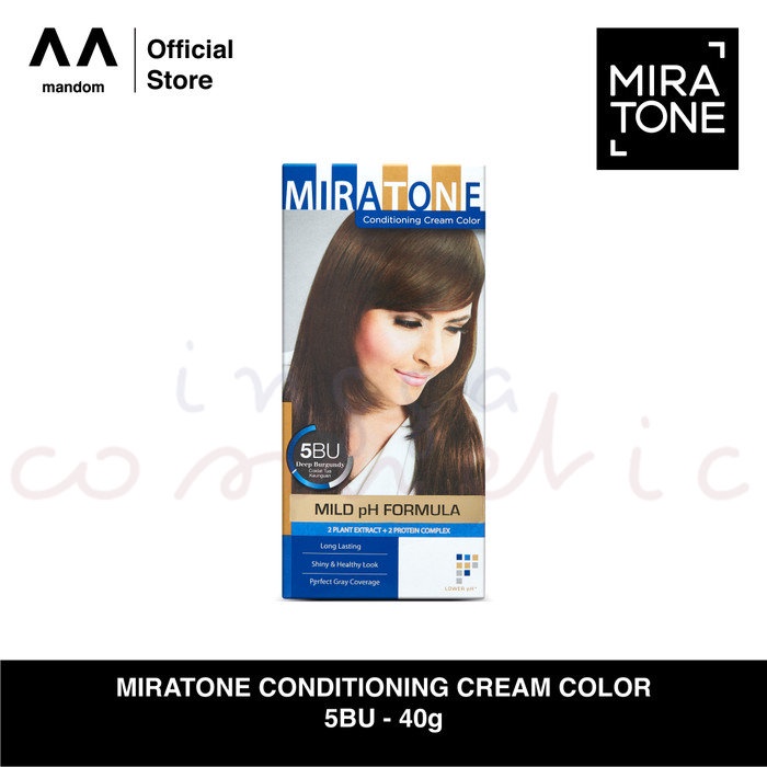 MIRATONE Conditioning Cream Color 5BU Deep Burgundy (60ml)