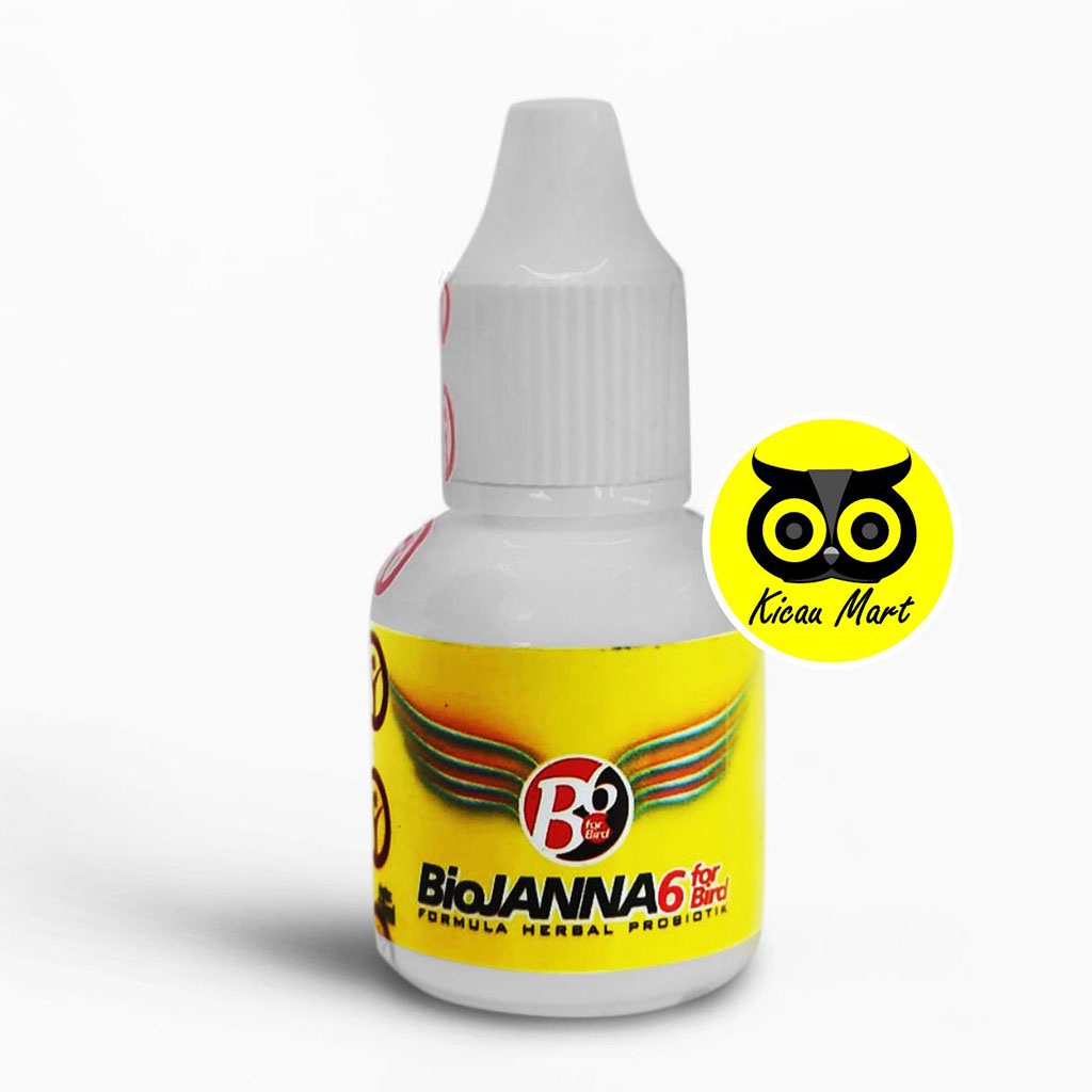 Biojanna Biojana B6 10 Ml Bio Janna Jana For Bird Suplemen Doping Vitamin Burung Obat Metabolisme Penggacor Murai batu lovebird kenari pleci dll