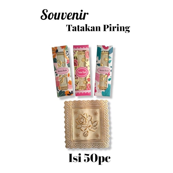 Souvenir Pernikahan Tatakan Piring Kemas Box