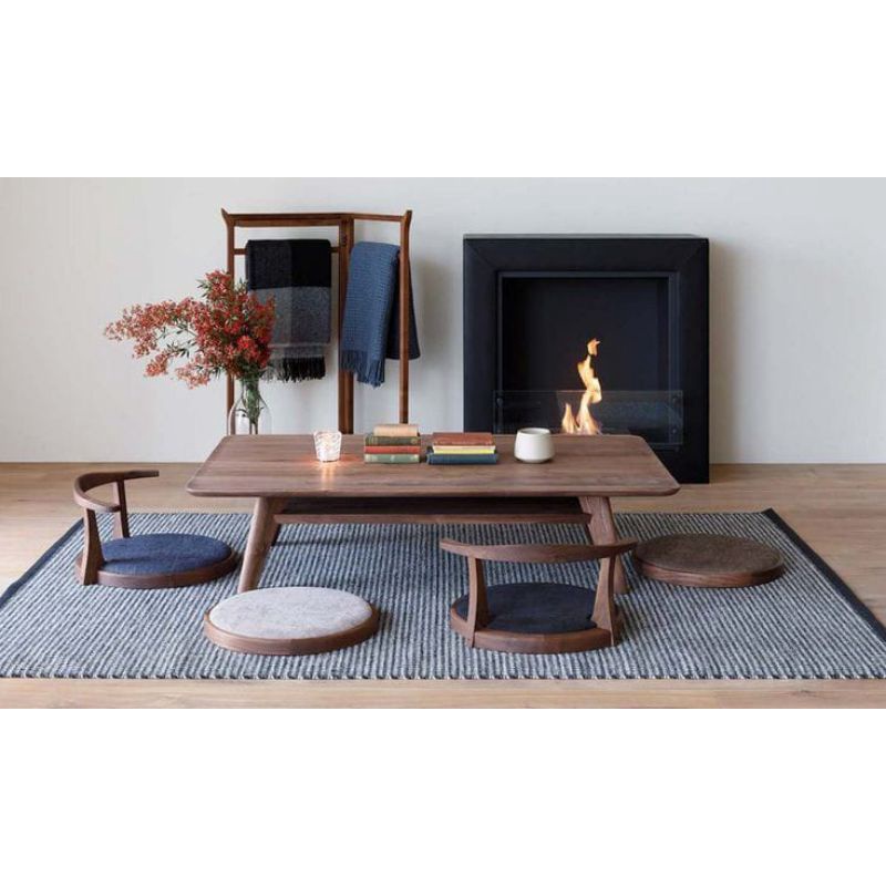 Meja Makan Lesehan Model Jepang Kayu Jati