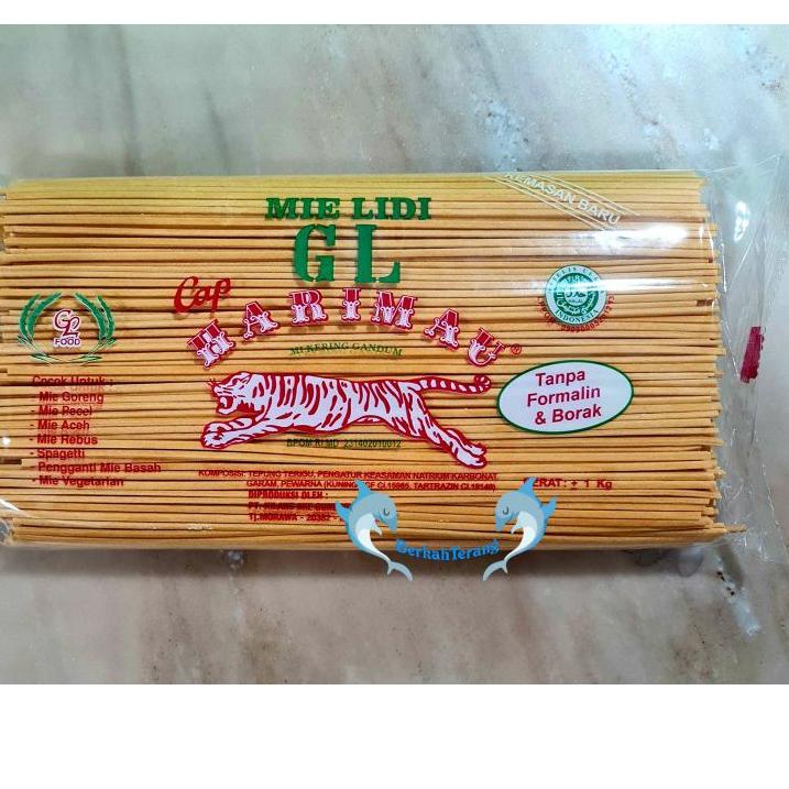 

WWA124 Mie Lidi / Mie Gomak 1kg / Mie Lidi Medan / Mie Aceh GL Cap HARIMAU |