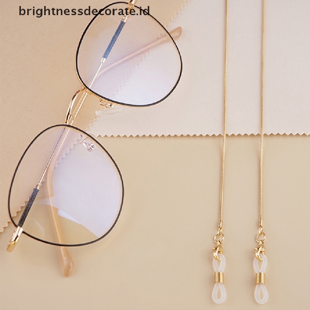 [Birth] Rantai Tulang Ular Logam Kalung Panjang/Kacamata Fashion Tali Leher Kacamata Logam Wanita Perhiasan Dekorasi Aksesoris Tali Kacamata Fashion Sunglasses Glasses Chain [ID]