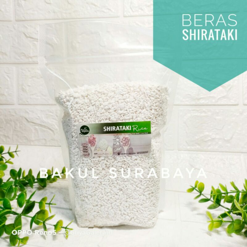

Beras Shirataki Konnyaku shirataki rice beras DIET umbi porang iles-iles beras diet GROSIR SBY