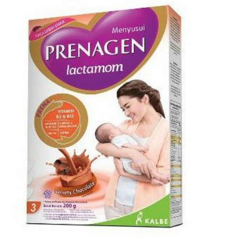 PRENAGEN LACTA VELVETY CHOCO 200GR | PELANCAR ASI | ASI BOOSTER
