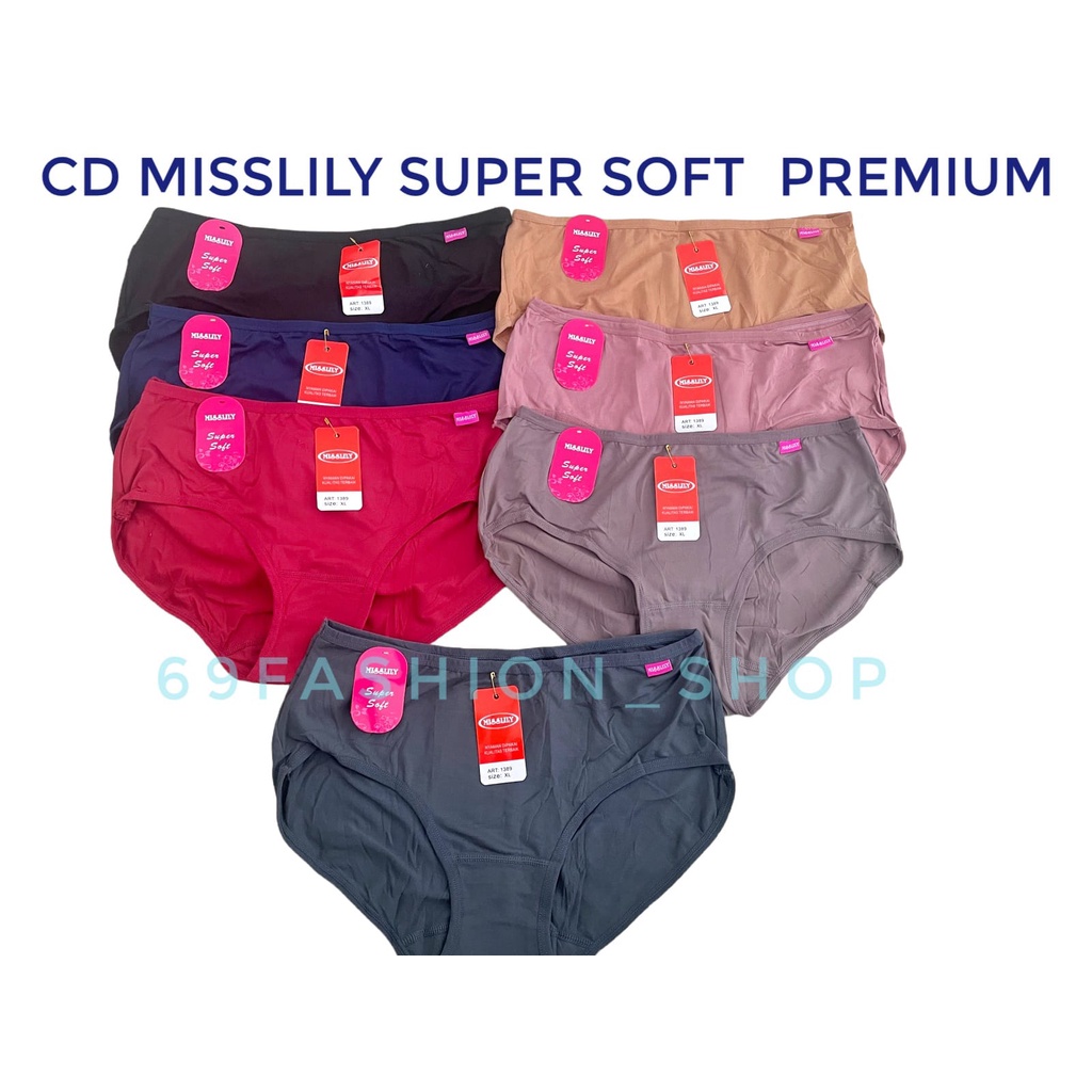 Celana Dalam Wanita Misslily Import 1389 Super Soft Extra Comfort CD Miss Lily Original Asli import best seller product