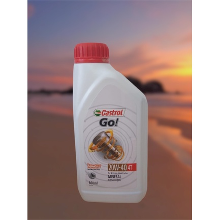 oli / oli motor / castrol / Castrol Go 4T 800 ml / 0.8 L - ANNORAMOTOR