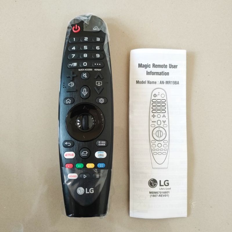 REMOTE MAGIC LG MR19 MR19BA MR20 MR20GA ORIGINAL