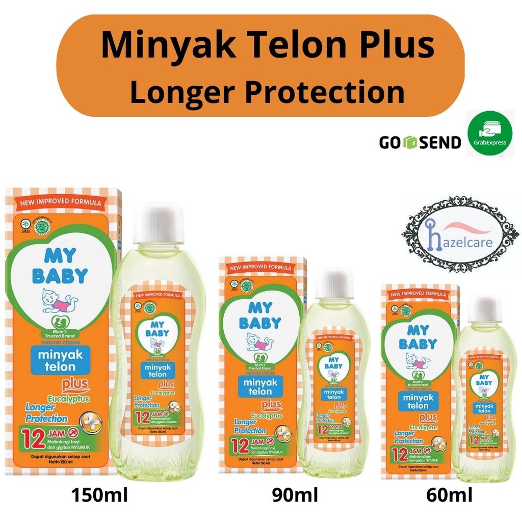 MY BABY Minyak Telon Plus Longer Protection 60ml 60 ml 90ml 90 ml 150ml 150 ml