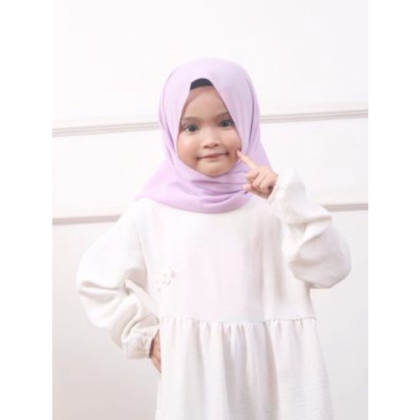 HIJAB/JILBAB/KERUDUNG PASMINA OVAL ANAK CERUTY BABYDOLL TERBARU(anak 2-8tahun)