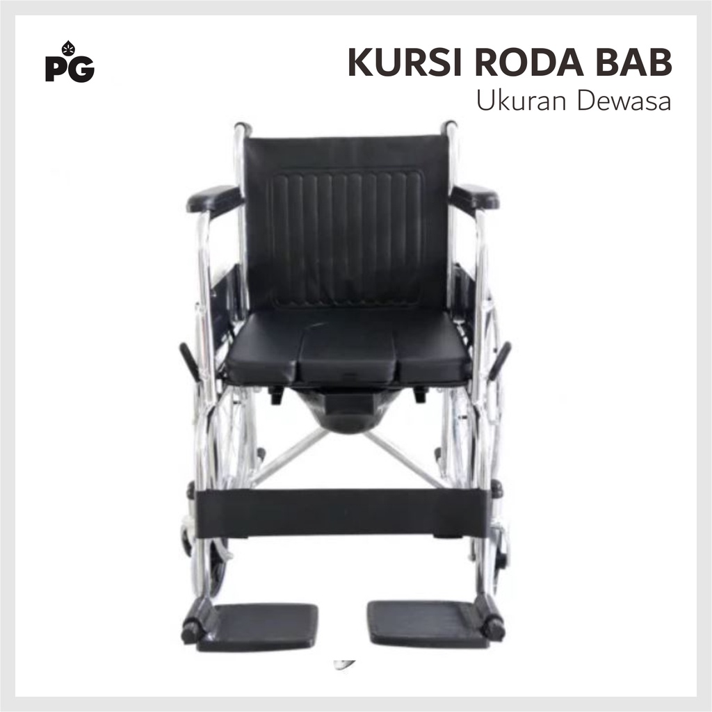 Kursi Roda Bab 2 in 1 Toilet