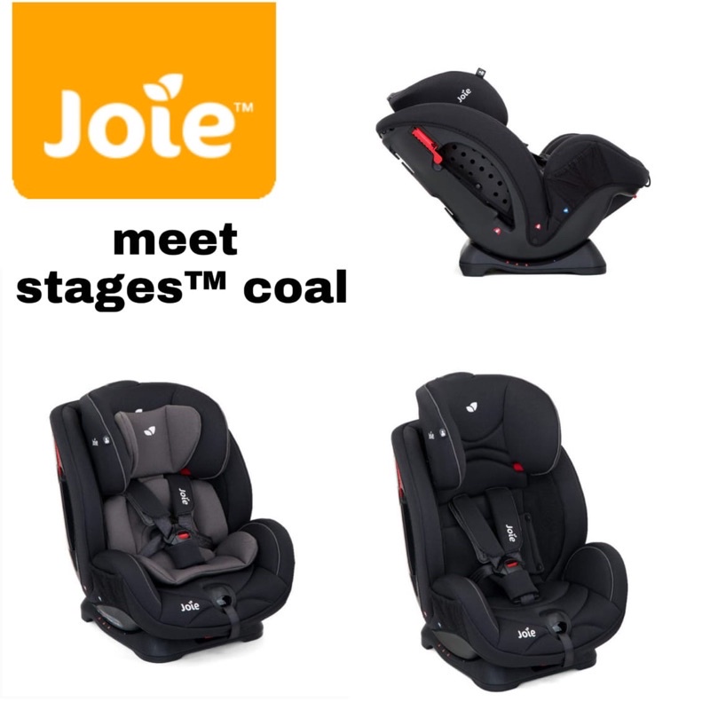 Makassar -  Carseat Joie Car Seat Stages Coal / Carseat Joie / Kursi Dudukan Mobil Bayi
