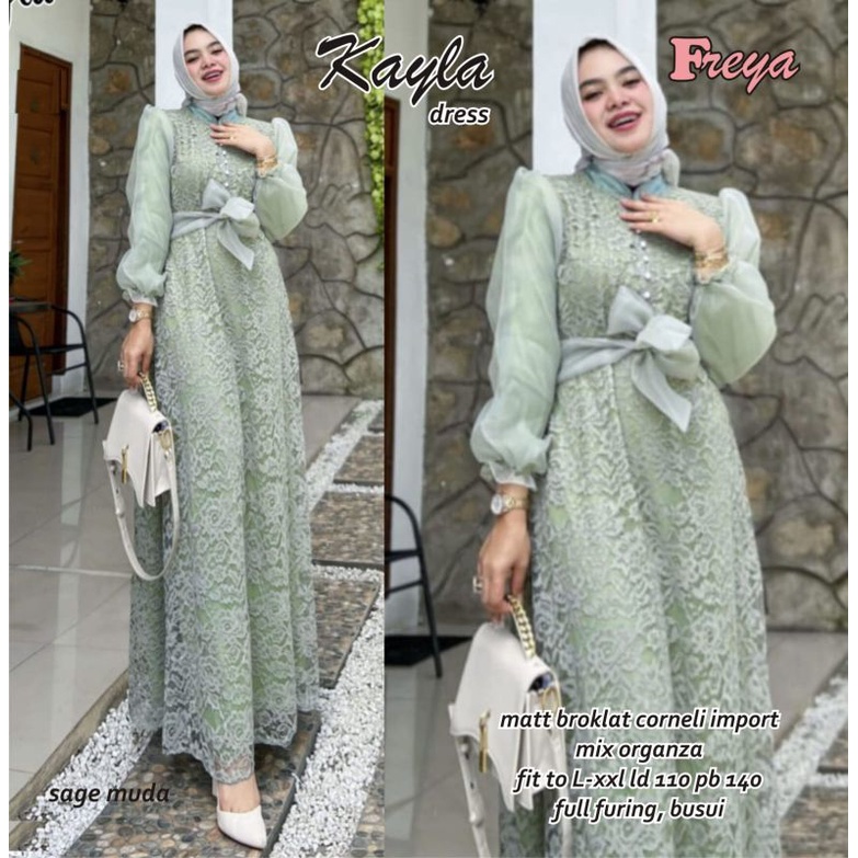 BAJU KAYLA DRESS BY FREYA