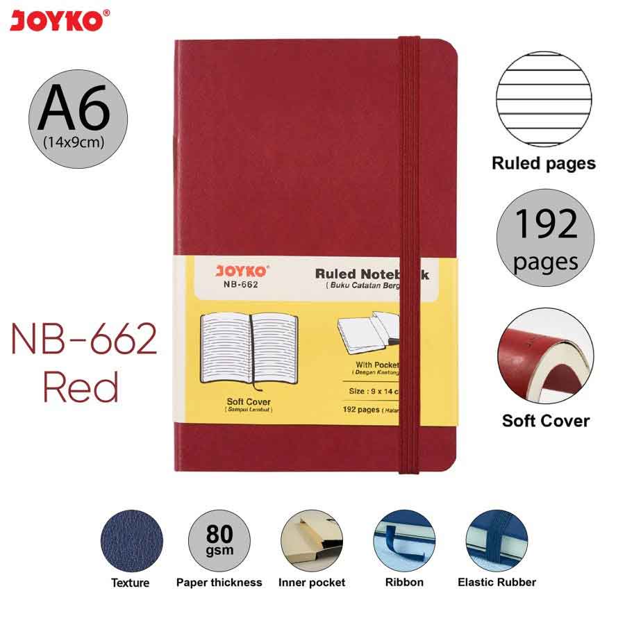 Joyko Book / Ruled Notebook / Buku Tulis / NB-662 / NB-715 B5