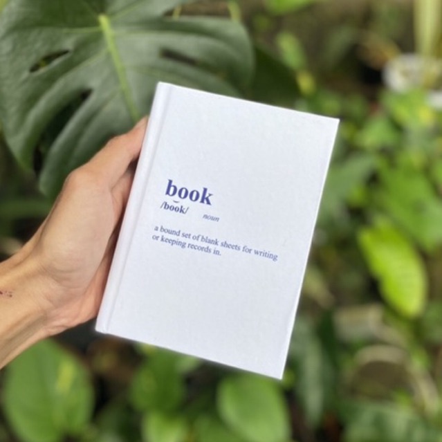 

buku catatan custom A6 isi 200 lembar polos hardcover