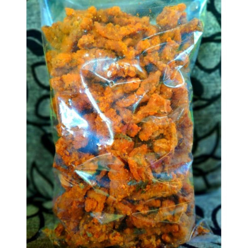 Keripik Kulit Crispy 800 grm / Keripik Kulit ayam Daun jeruk