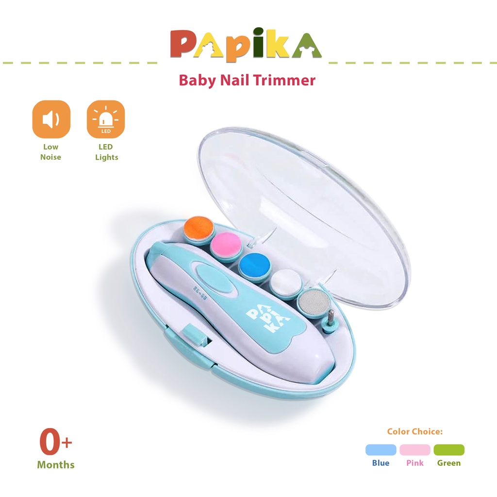 PAPIKA Baby Set nail Trimmer Pedicure Elektrik Gunting Kuku Bayi Kaki dan Tangan showell pemotong kuku bayi 0 Bulan