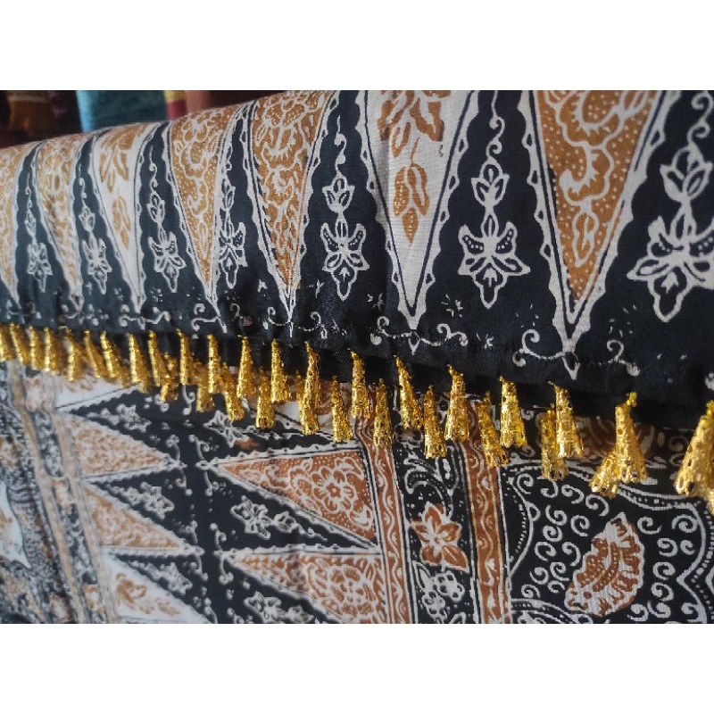 [ARbatik] Produk PO (Tidak Ready) Set kain selendang besar / tengkuluk dengan Ronce