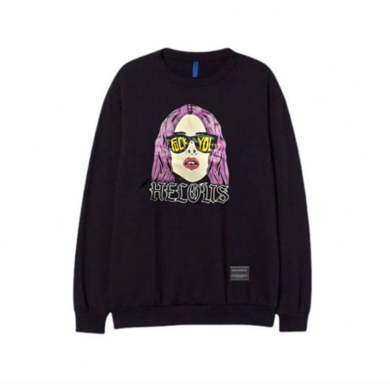 Sweater Crewneck Distro Motif Band h.m UNISEX Pria-Wanita M-XL